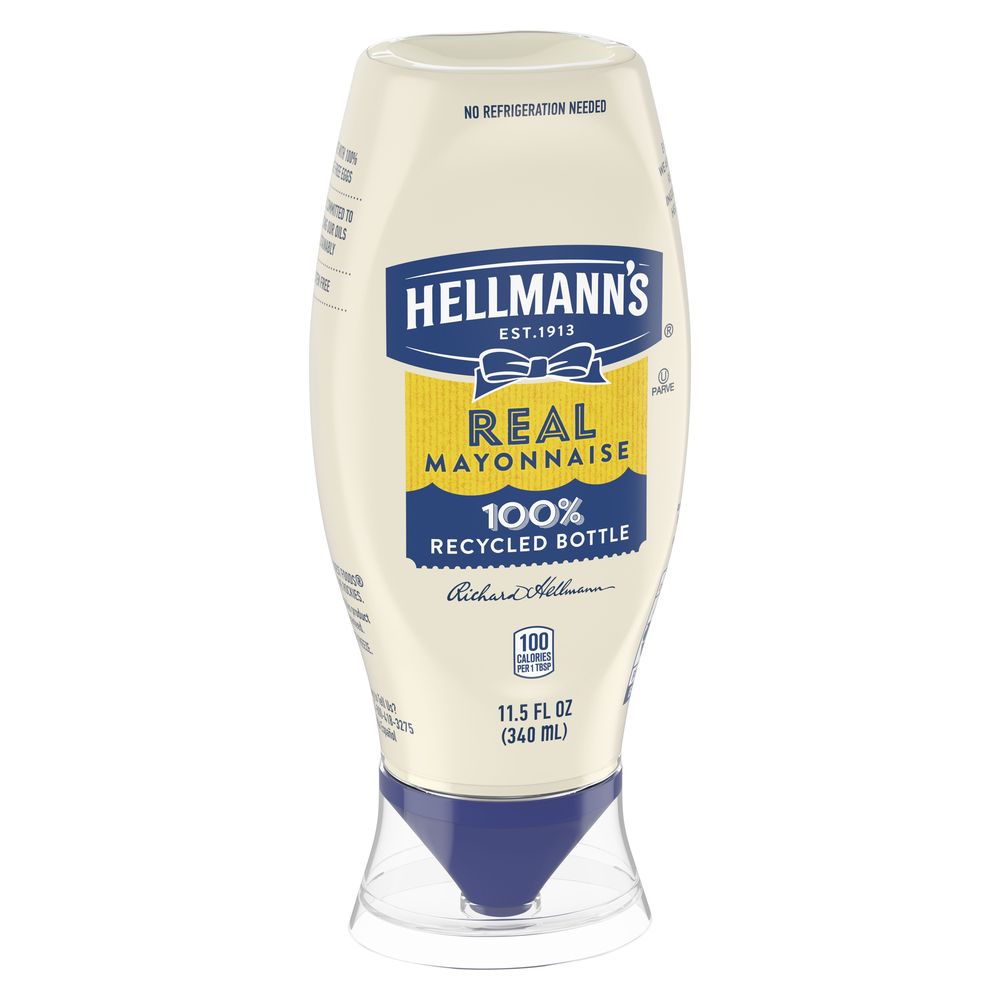 Hellmann's Real Mayonnaise Squeeze Bottle, 11.5 ounce -- 12 per case
