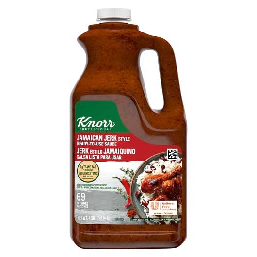 Knorr Professional Ready-to-Use Jamaican Jerk Sauce Jug, 0.5 gallon -- 4 per case