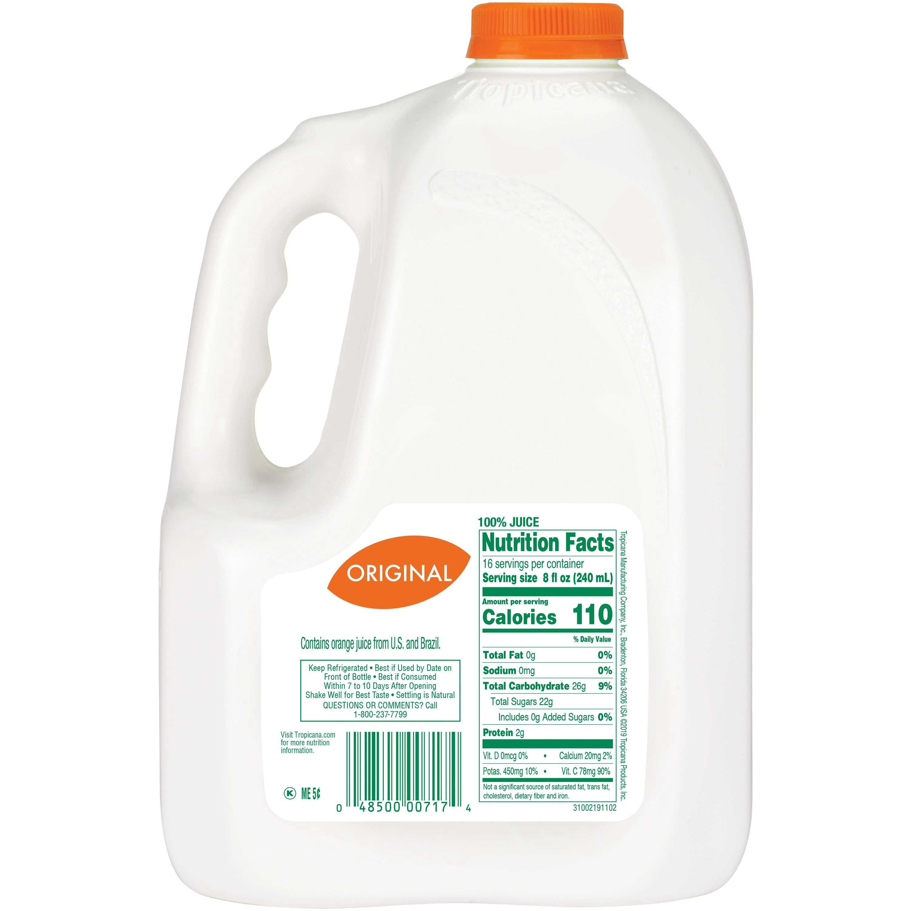 Tropicana Pure Premium Orange Juice, 128 Ounce -- 4 Per Case
