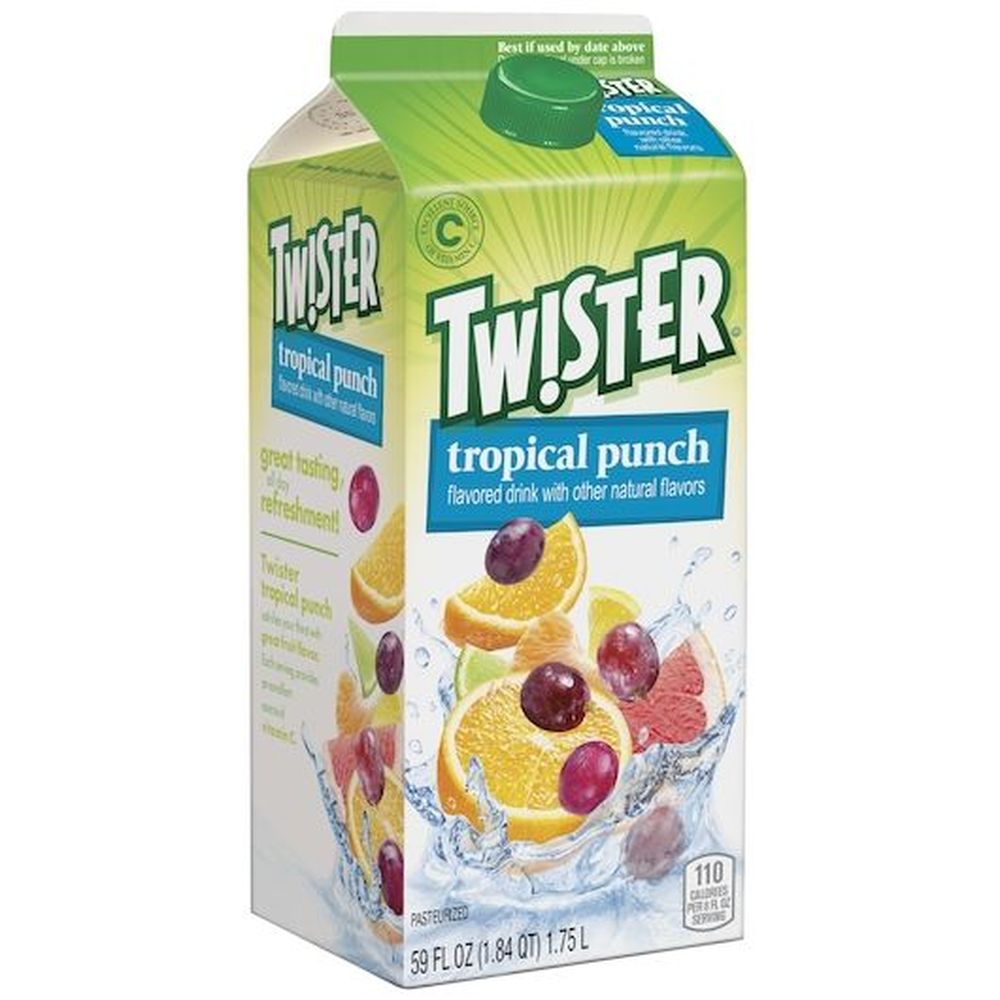 Twister Tropical Punch, 59 Fluid Ounce -- 8 Per Case