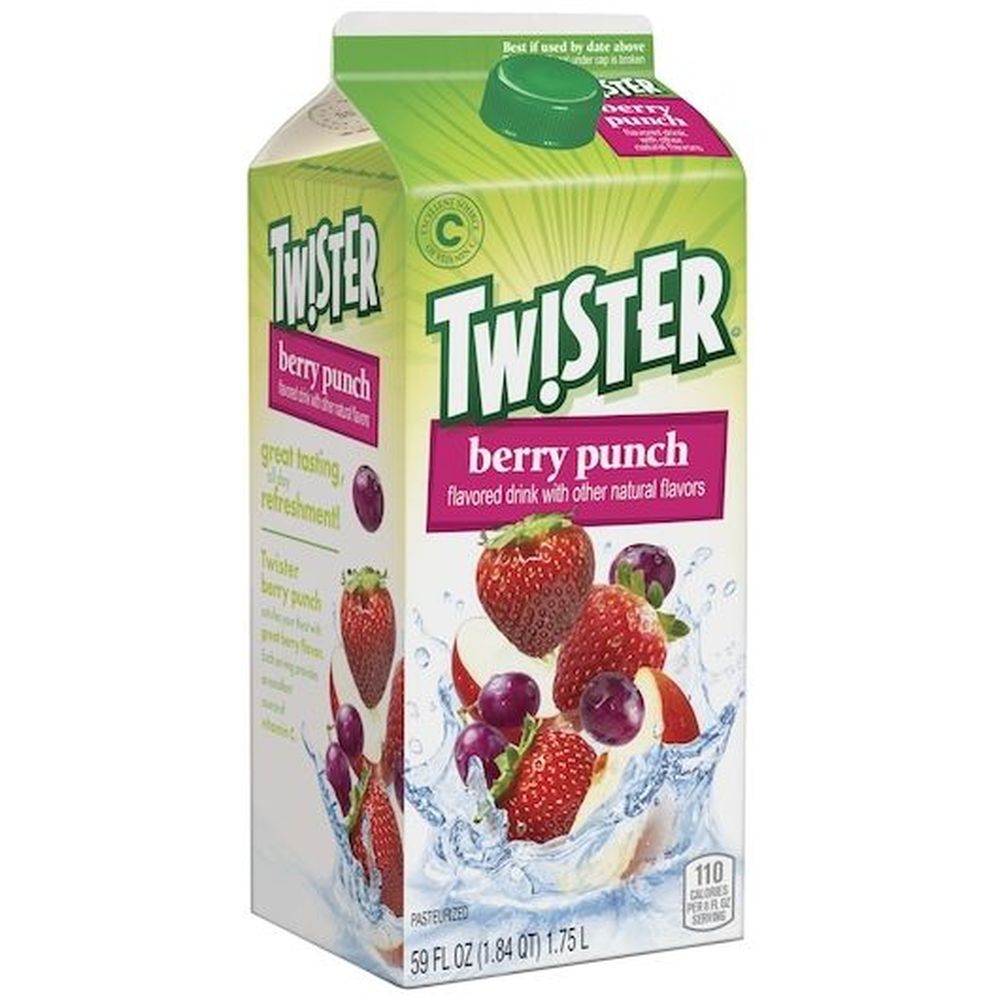 Twister Berry Punch, 59 Fluid Ounce -- 8 Per Case