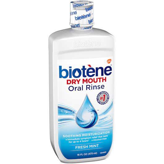Biotene Fresh Mint Dry Mouth Oral Rinse, 16 Fluid Ounce -- 8 Per Case
