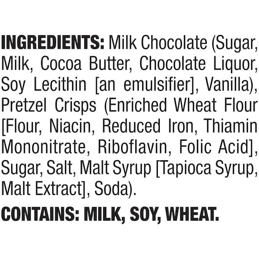 Snack Factory Milk Chocolate Pretzel Crisps, 5.5 Ounce -- 12 Per Case