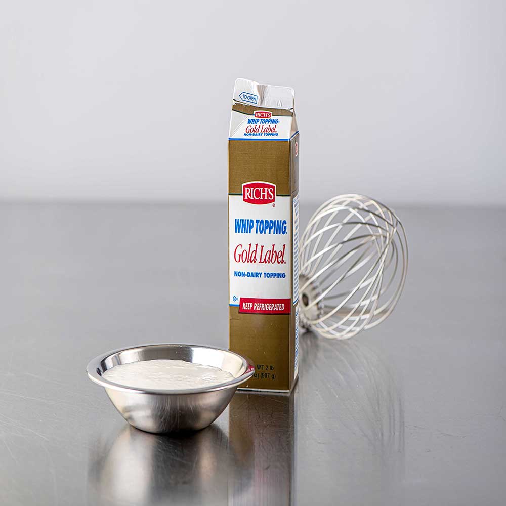 Rich Gold Label Non Dairy Whip Topping, 2 Pound -- 12 per case.