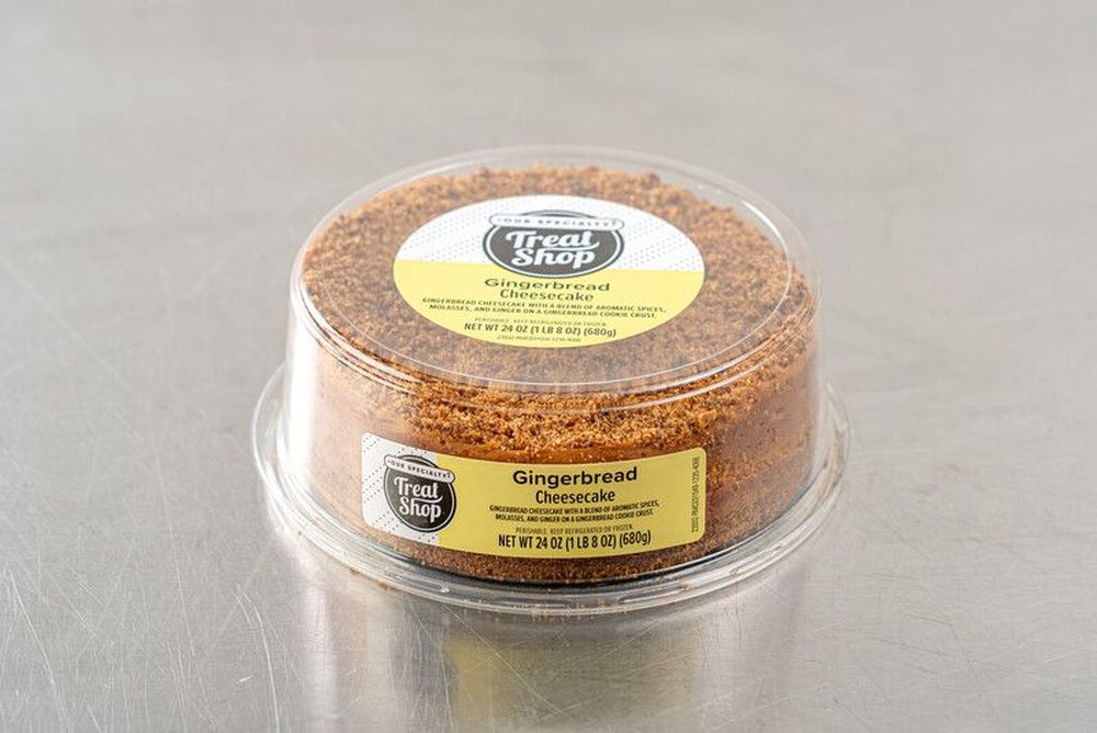 Richs Our Specialty Treat Shop 6 inch Gingerbread Cheesecake, 1.5 Pound -- 8 per case