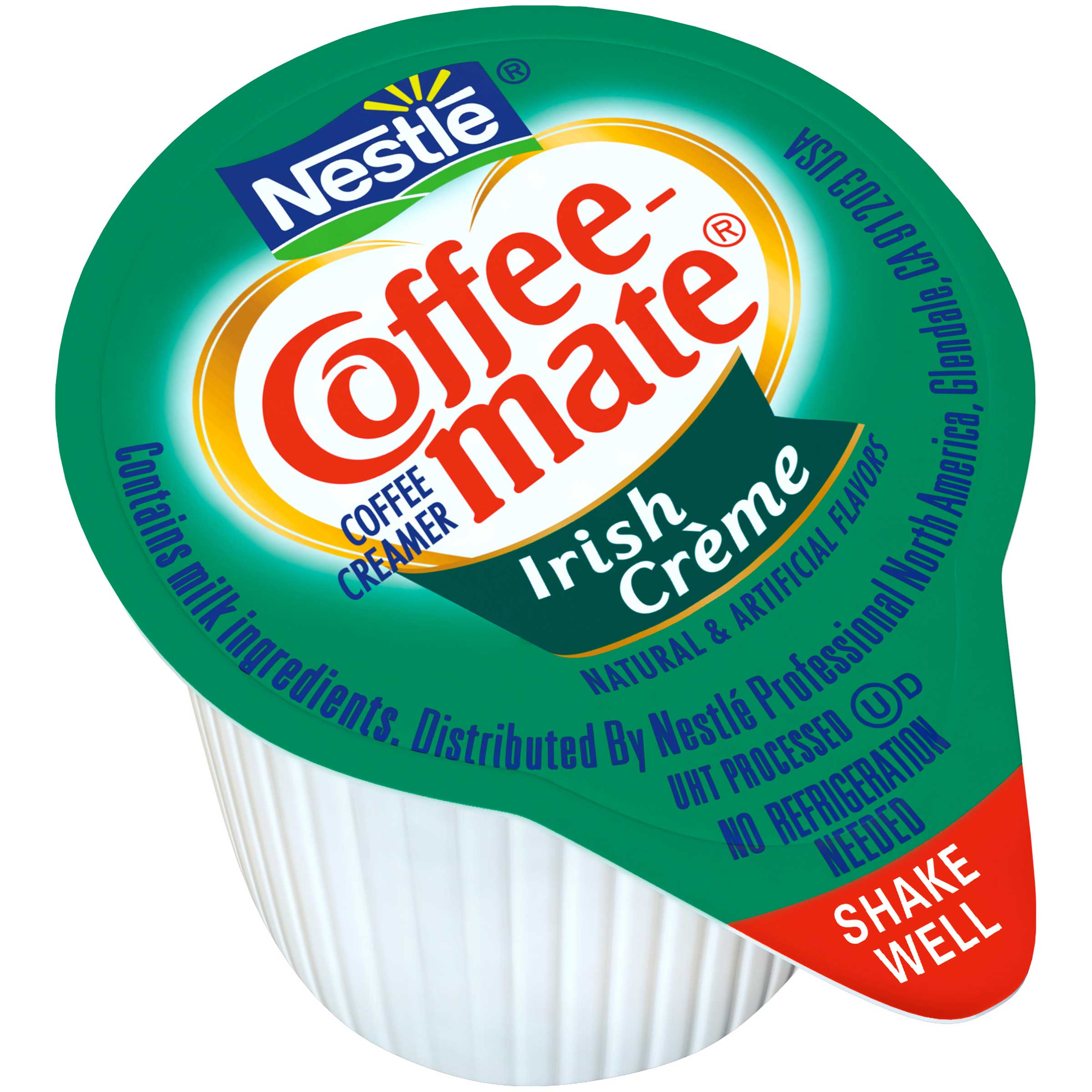 Coffee-Mate Irish Cream Liquid Creamer, 0.375 Ounce -- 180 per case.