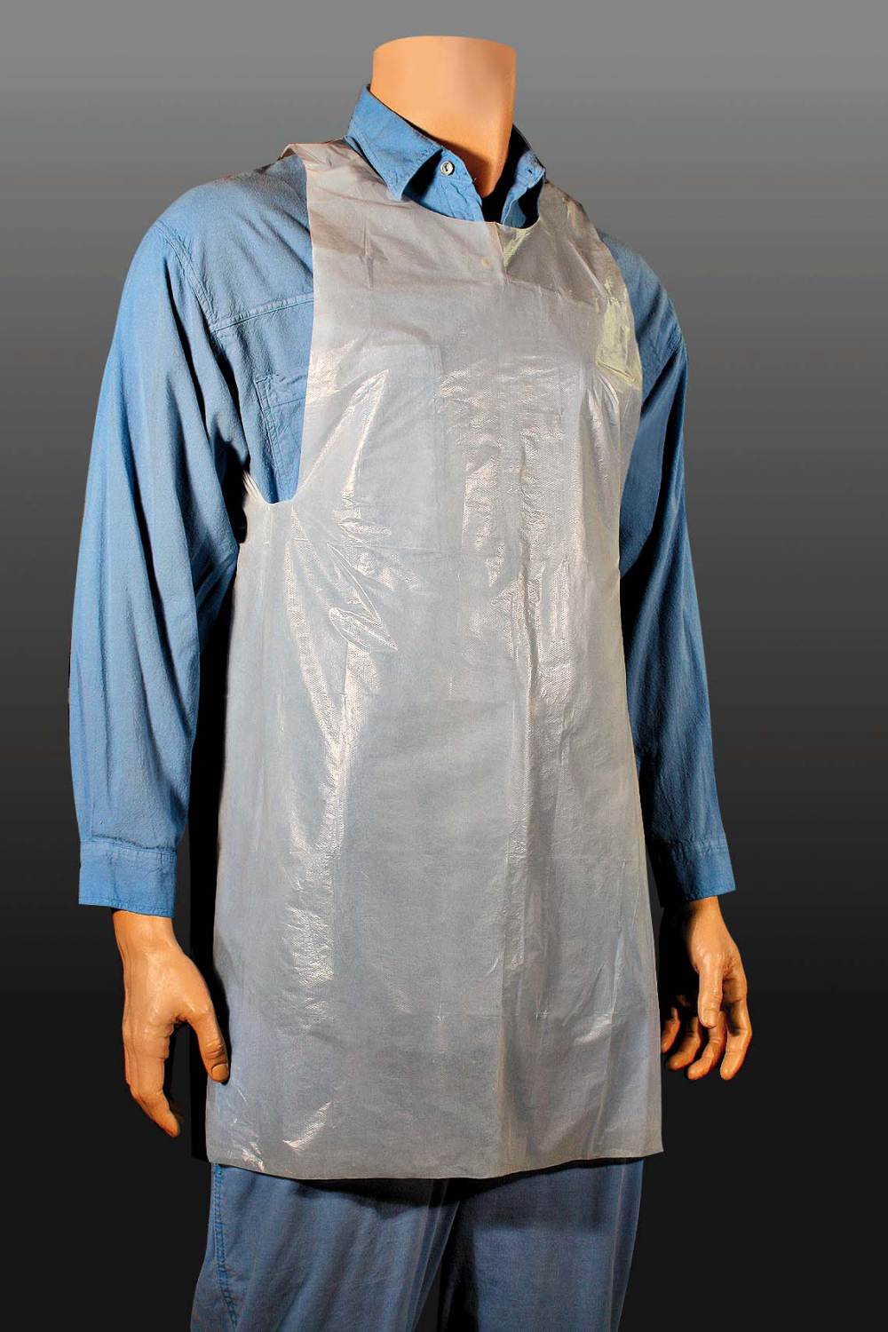 Disco White Plastic Expendables 1 Mil Poly Apron, 24 X 42 Inch -- 1000 Per Case