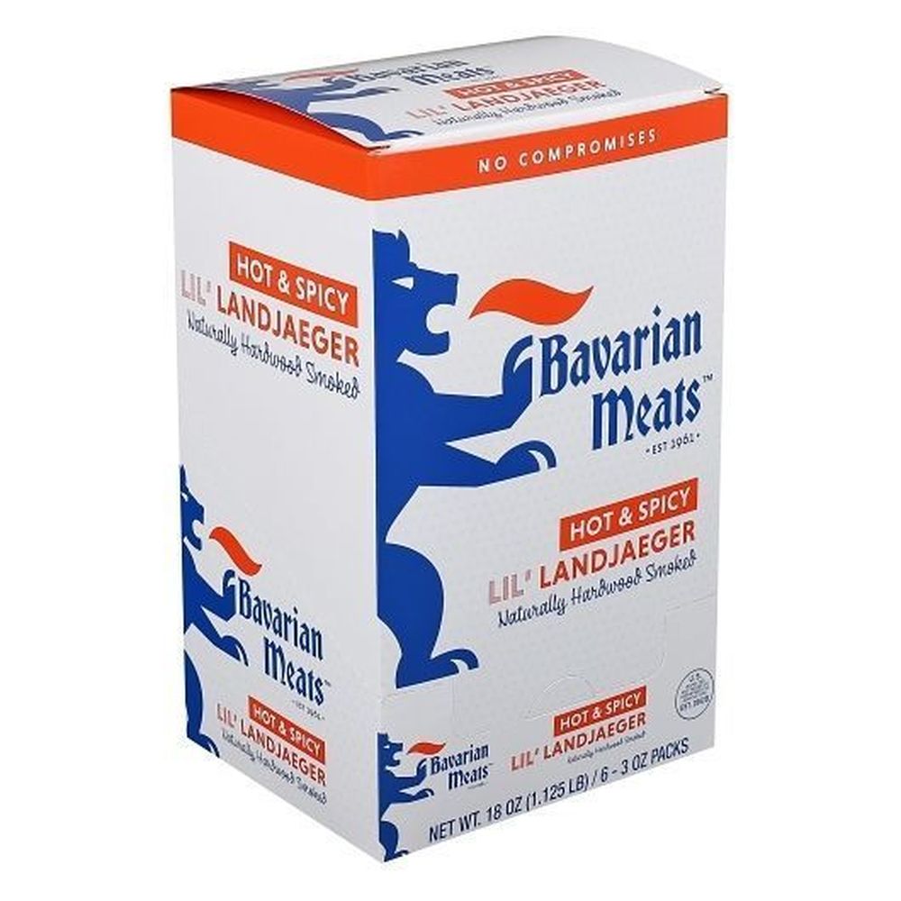 Bavarian Meats Hot And Spicy Lil Landjaeger, 3 Ounce -- 36 Per Case