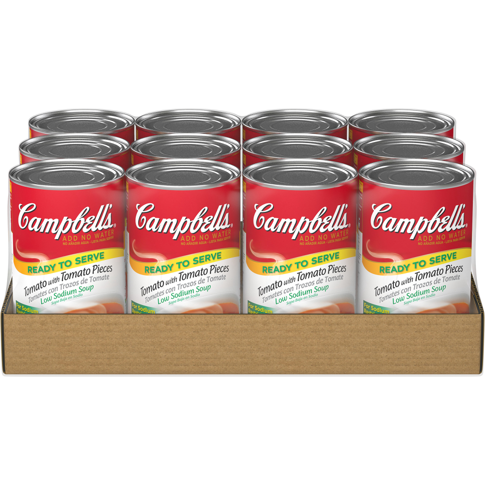 キャンベルスープ Campbell’s SOUP 2020 Tomato Campbell's Tomato Soup, 10.75 oz Can, Vegan, Made with Six