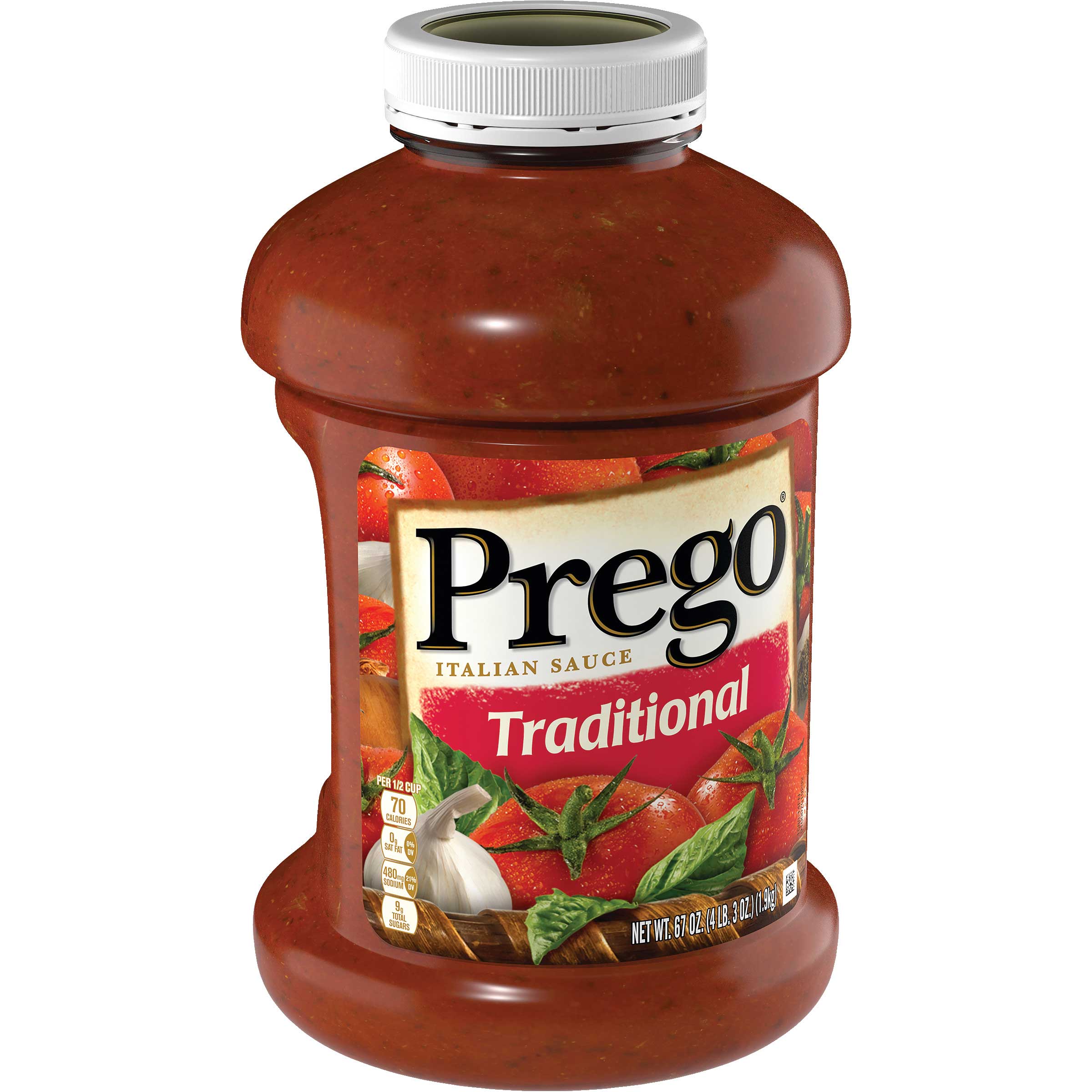 Prego Traditional Pasta Sauce, 67 Ounce -- 6 Per Case