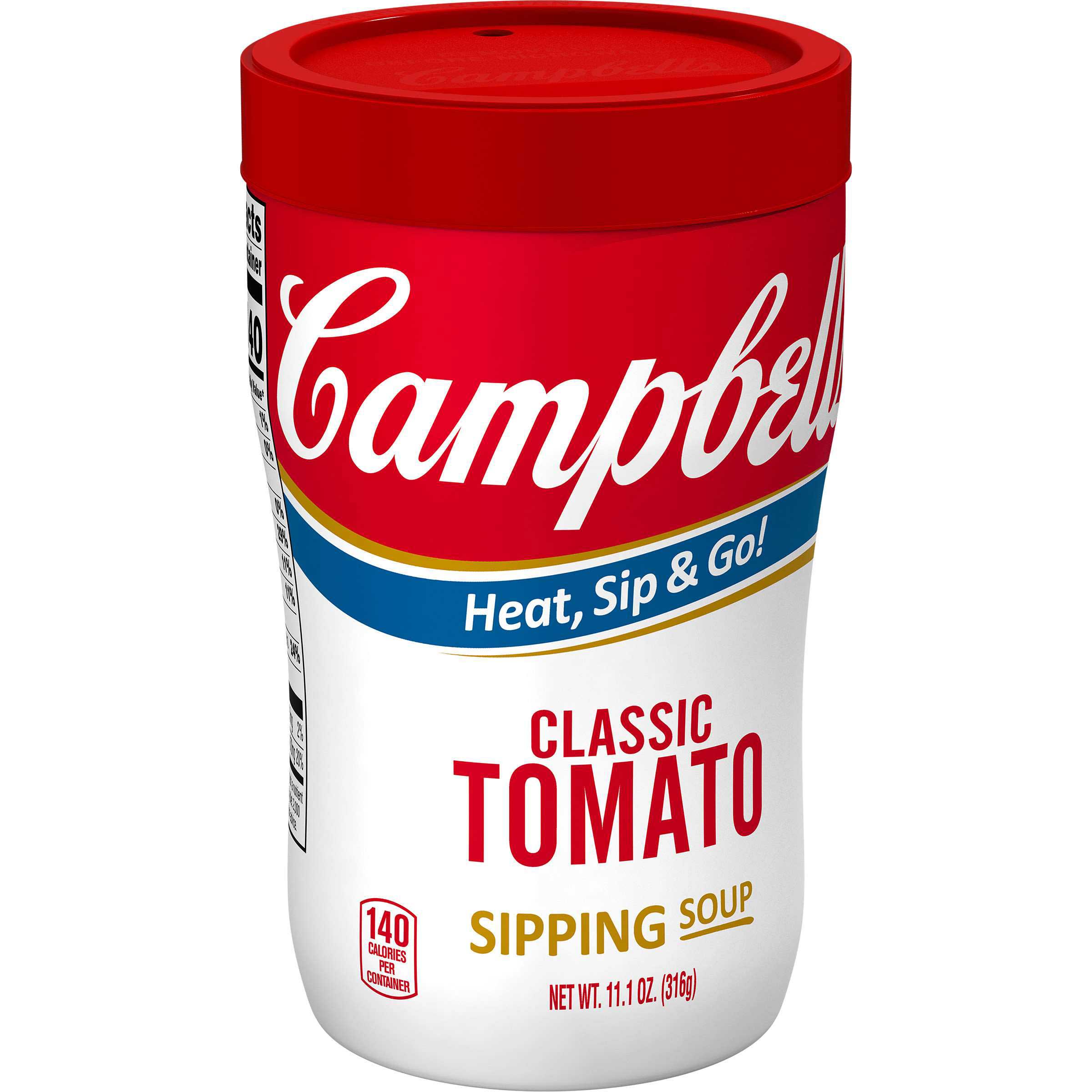 Campbells Soup at Hand Classic Tomato Soup - 10.75 oz. cup, 8 per case