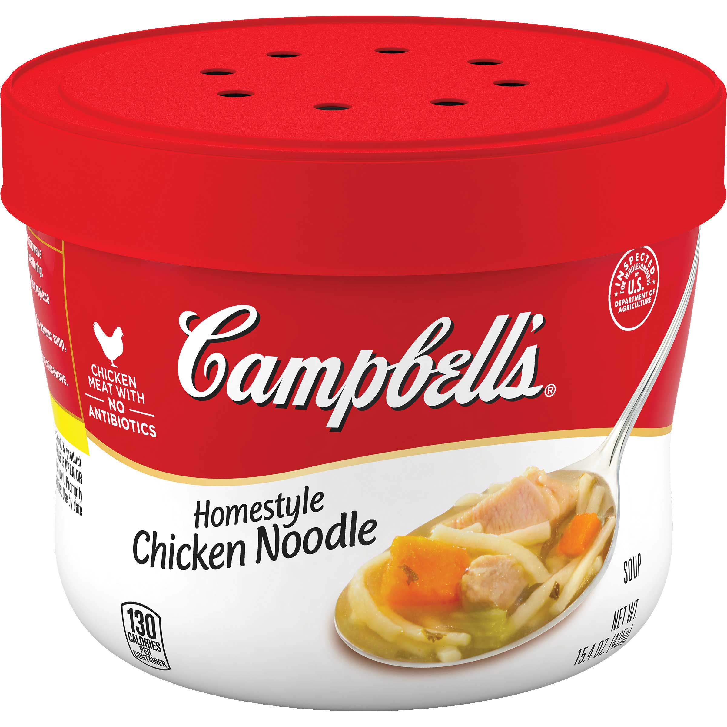 Campbells Homestyle Chicken Noodle Pasta Soup, 15.4 Ounce -- 8 per