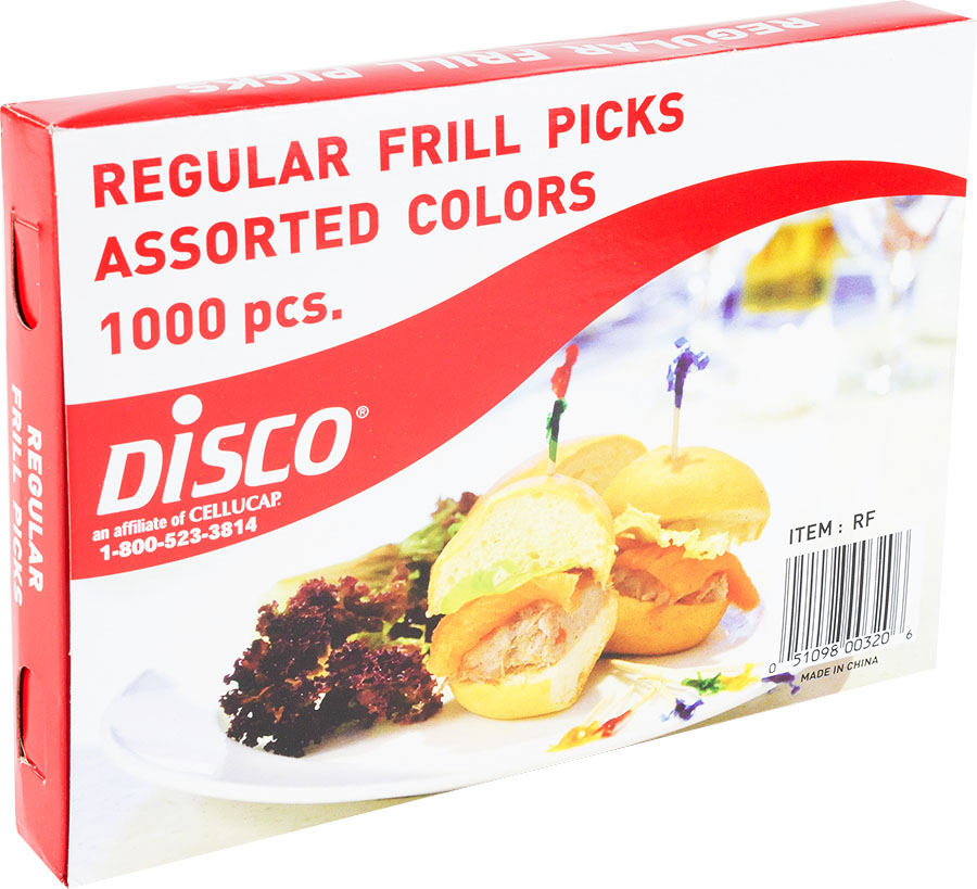 Disco 3 Inch Regular Frill, 1000 Count -- 10 Per Case