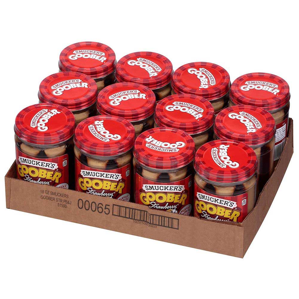 Smuckers Goober Peanut Butter and Strawberry Jelly Stripes Smuckers Goober Peanut Butter and Strawberry Jelly Stripes