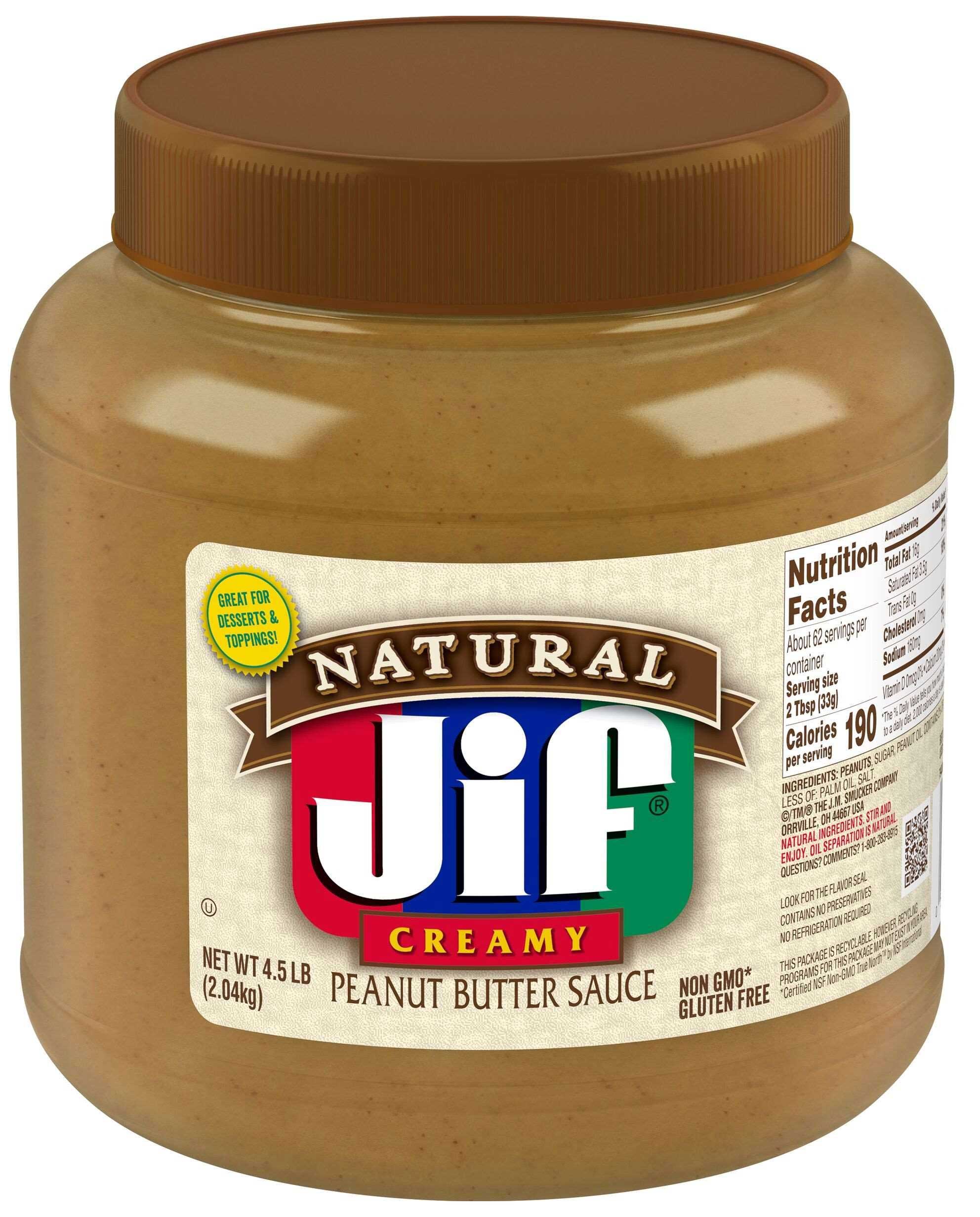 Jif® Creamy Peanut Butter Twin Pack, 2 pk / 40 oz - Foods Co.