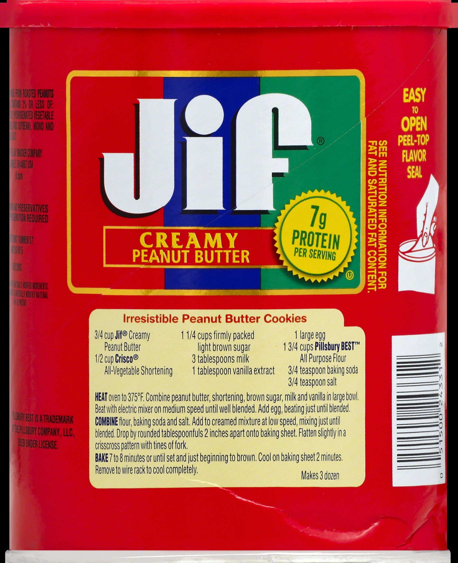 Jif Creamy Peanut Butter, 4 Pound