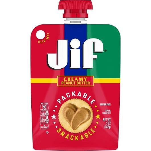 Jif Creamy Squeeze Peanut Butter, 5 Ounce -- 6 Per Case