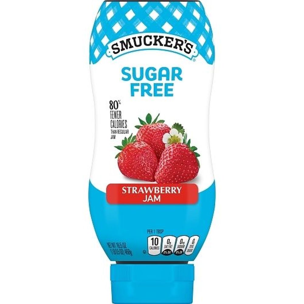 Smucker's Sugar Free Strawberry Jam, 16.5 Ounce Squeeze -- 12 Per Case