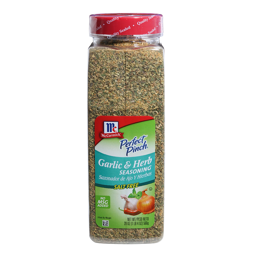 Perfect Pinch Garlic And Herb Salt-free Seasoning, 20 Ounce -- 6 Per Case