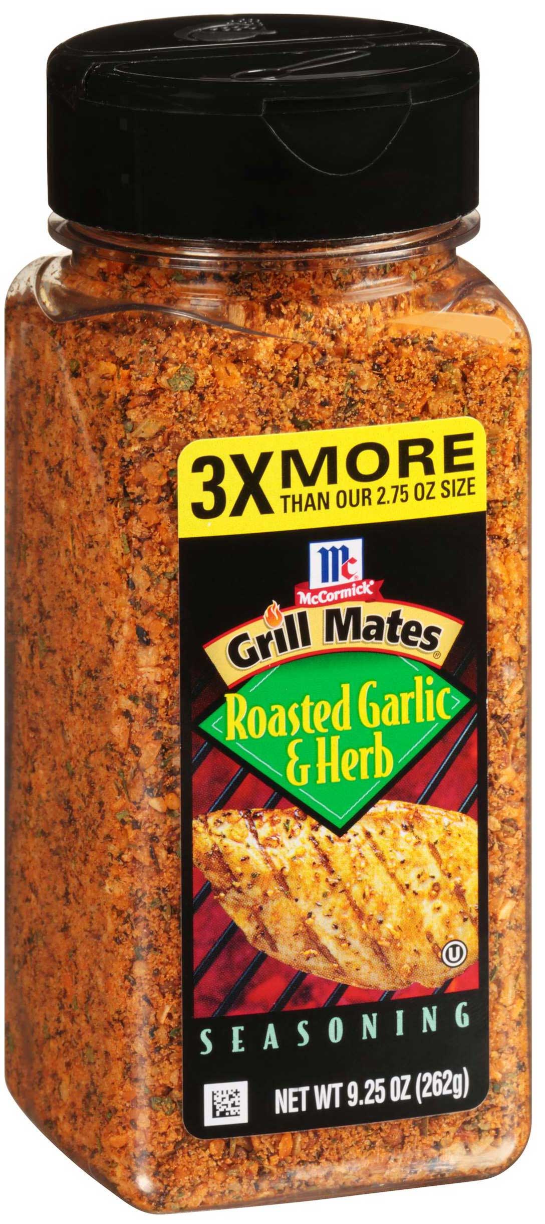 McCormick GRILL MATES Roasted Garlic & Herb Seasoning, 9.25 Oz | Giant Eagle | Because It Matters | Grocery Store & Pharmacy