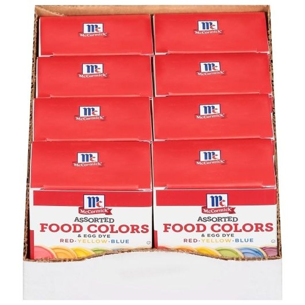 Mccormick Assorted Food Colors Kit, 1.5 Fluid Ounce -- 8 Per Case