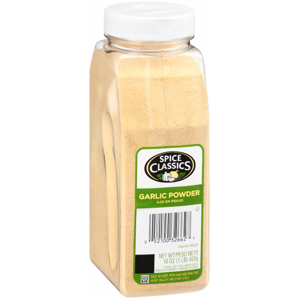 Spice Classics Garlic Powder, 1 Pound -- 6 Per Case