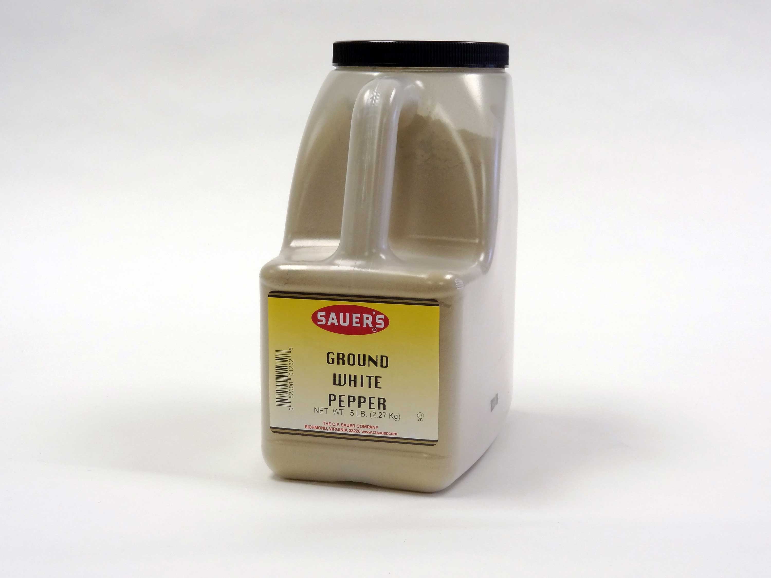 Sauer White Ground Pepper, 5 Pound -- 3 Per Case