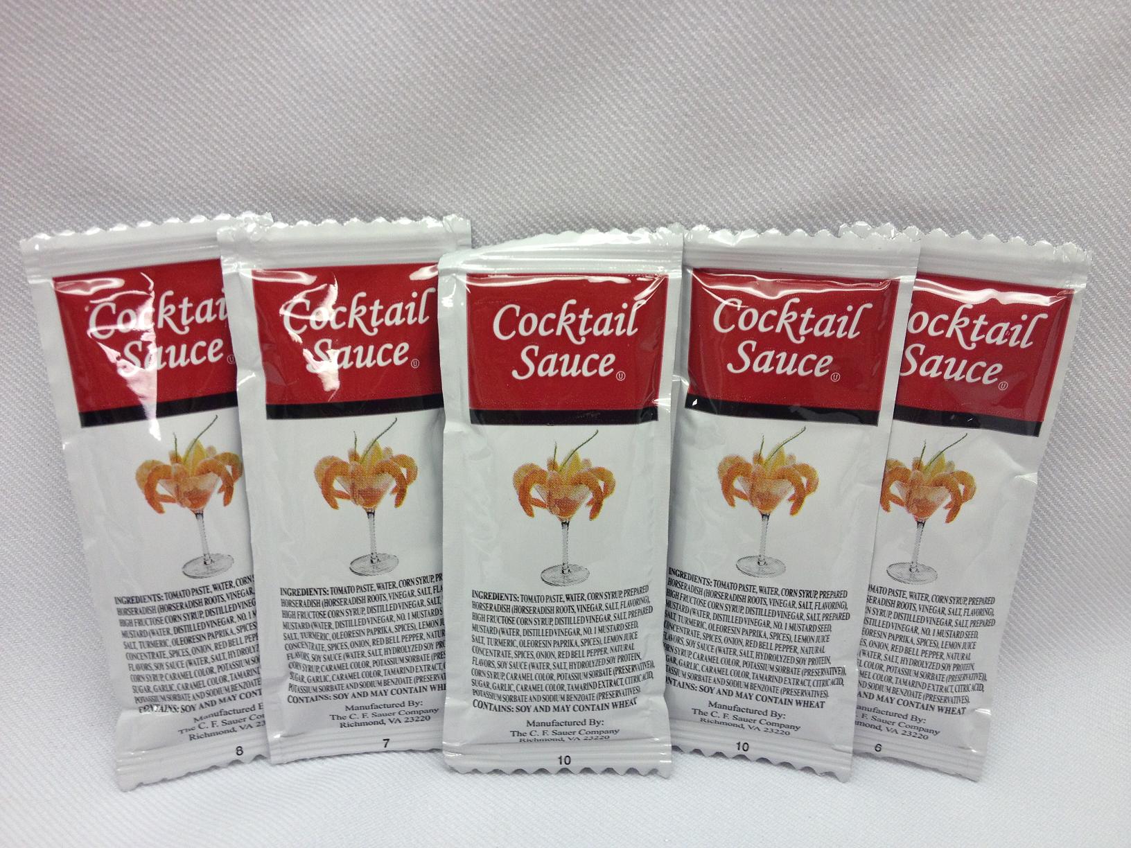 Sauer Cocktail Sauce, 12 Gram -- 200 Per Case