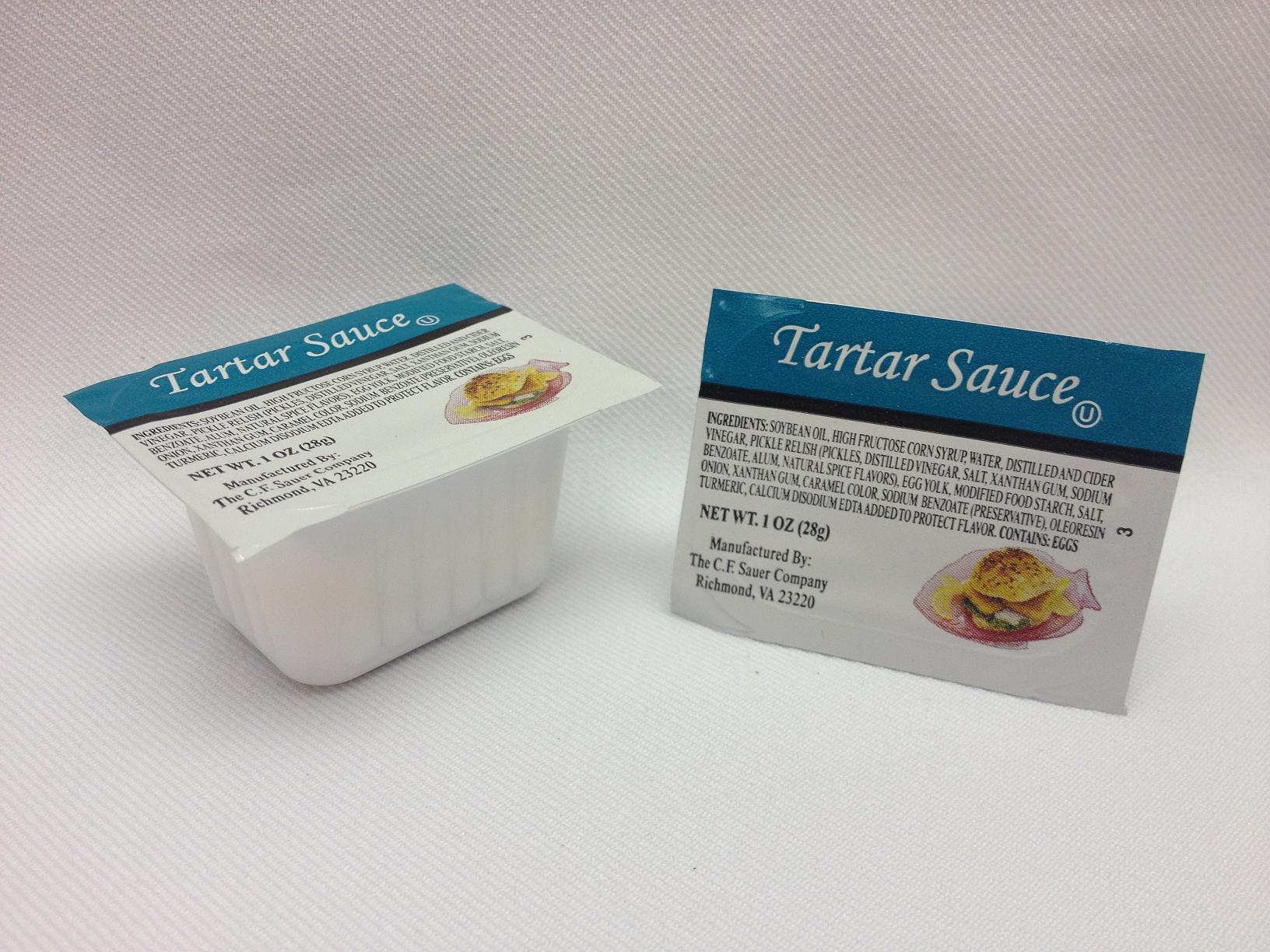 Sauer Tartar Sauce, 1ounce -- 100 Per Case