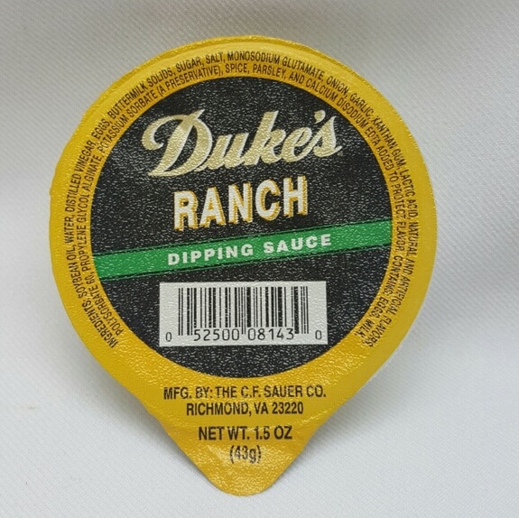 Duke's Ranch Dipping Sauce, 1.5 Ounce -- 120 Per Case