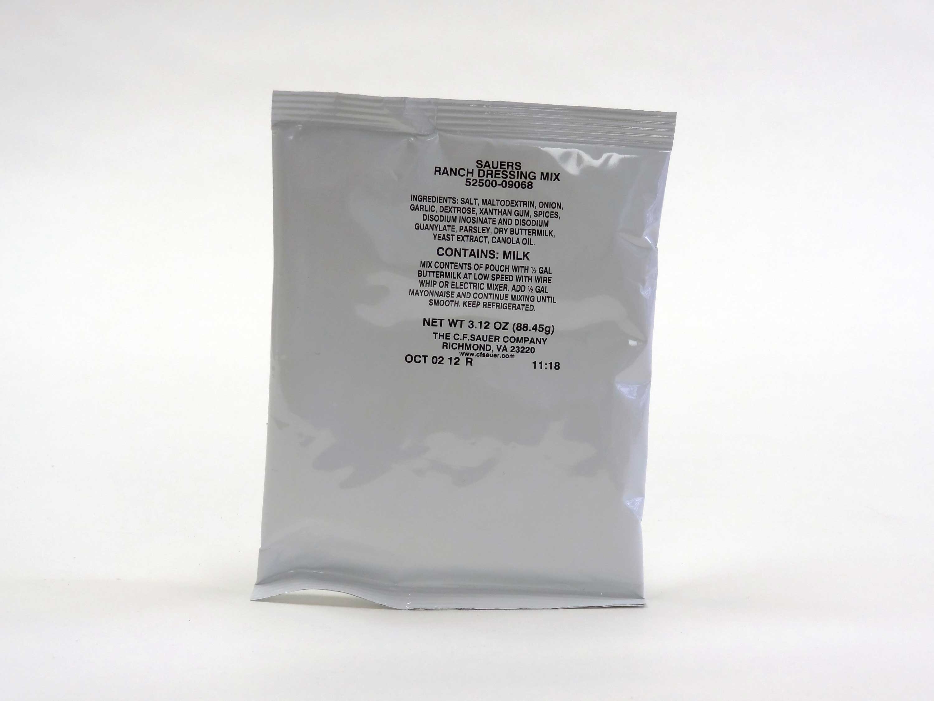 Sauer Ranch Mix Dressing, 3.12 Ounce -- 38 Per Case