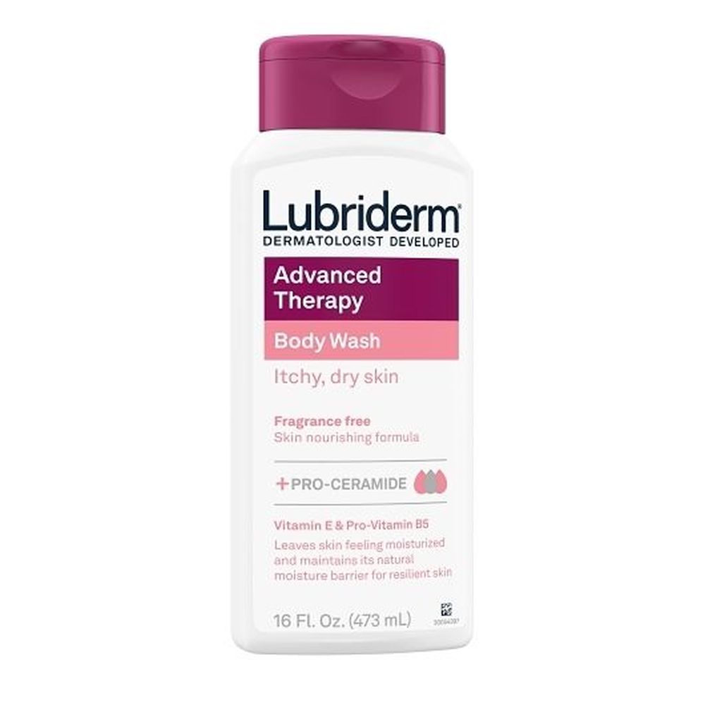 Lubriderm Advanced Therapy Face And Body Wash, 16 Fluid Ounce -- 12 Per Case
