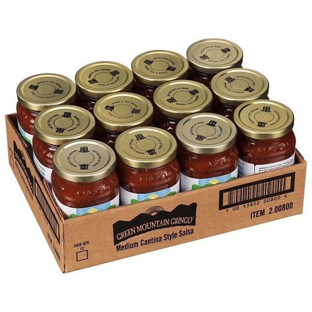 Green Mountain Gringo Medium Cantina Style Salsa, 16 Ounce -- 12 Per Case