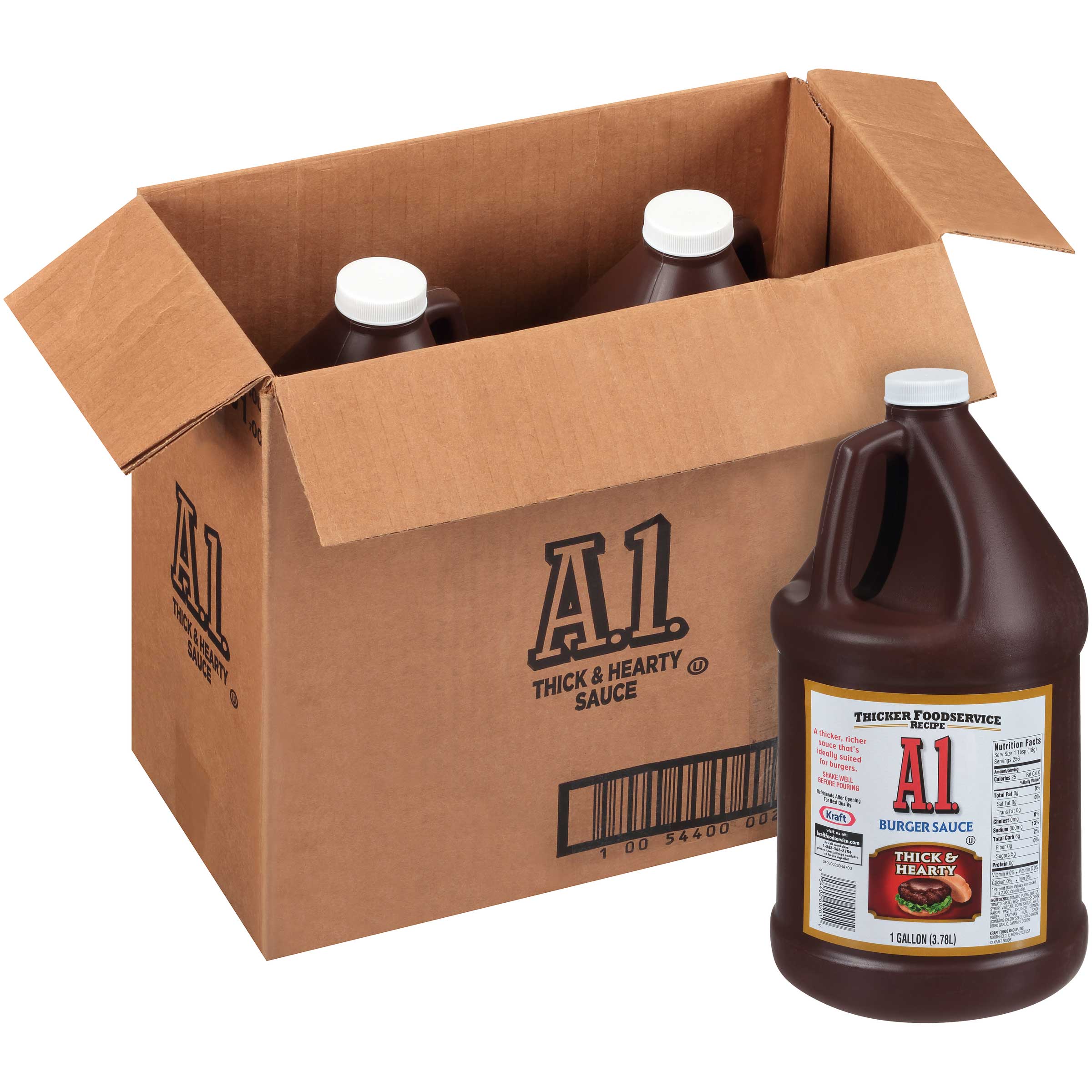 A.1. Thick And Hearty Steak Sauce, 128 Ounce -- 2 Per Case