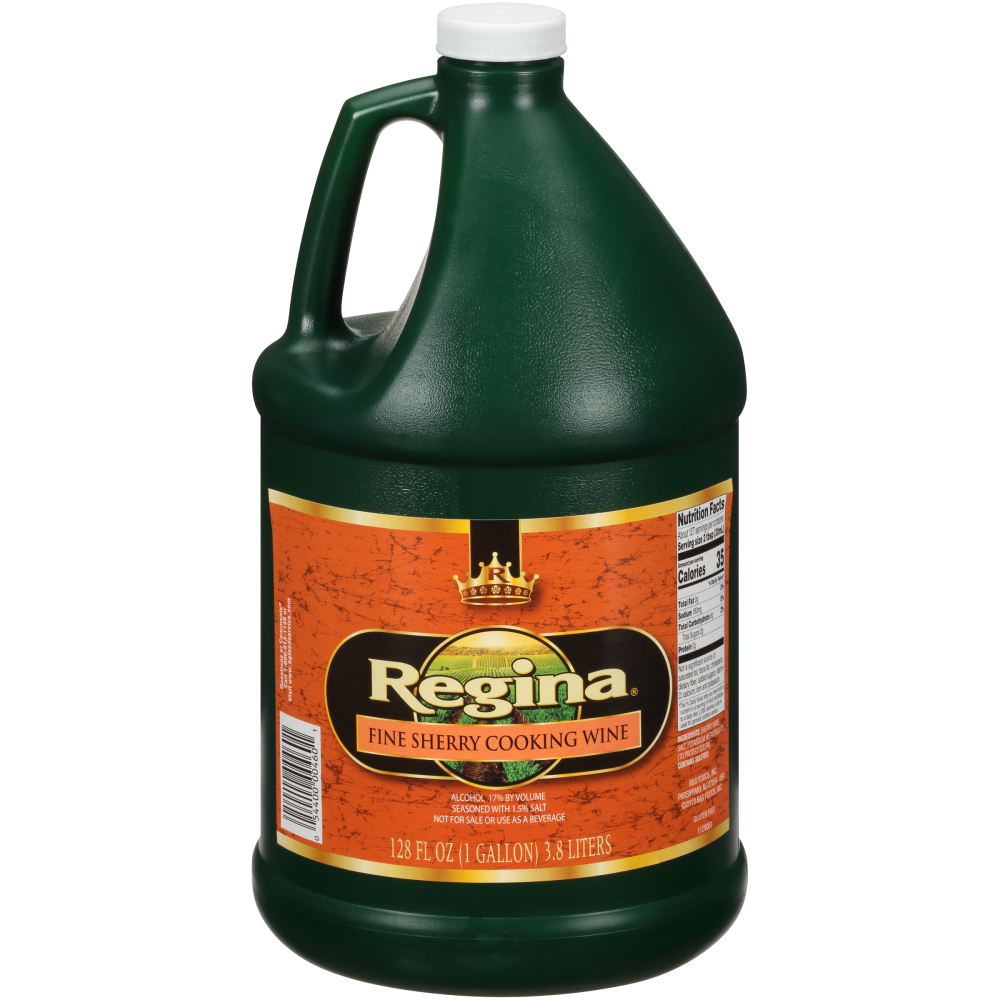 Regina Cooking Wine,sherry, Plastic,1 Gallon -- 4 Per Case