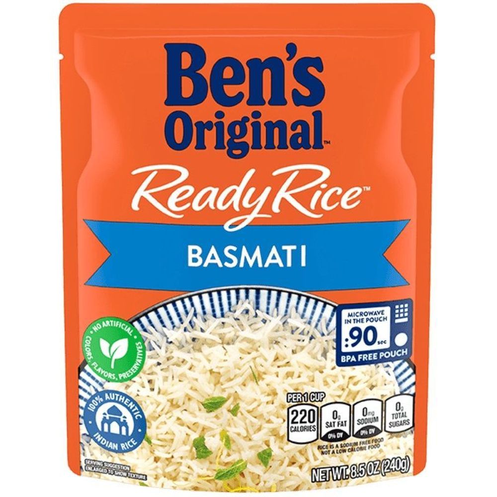 Bens Original Ready Rice Basmati Rice, 8.5 Ounce -- 12 per case ...