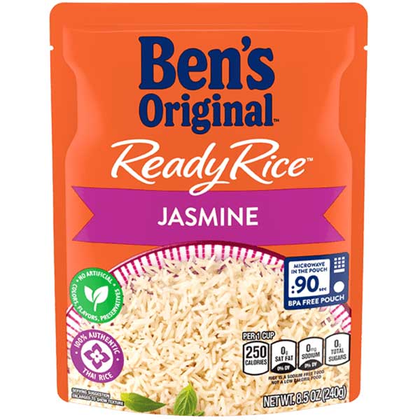 Ben's Original Ready Rice Jasmine Rice, 8.5 Ounce -- 12 Per Case