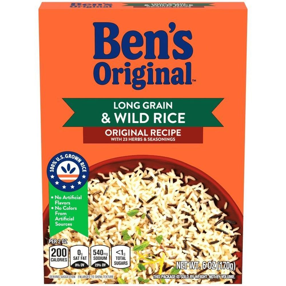 Ben's Original Original Recipe Long Grain And Wild Rice, 6 Ounce -- 12 Per Case
