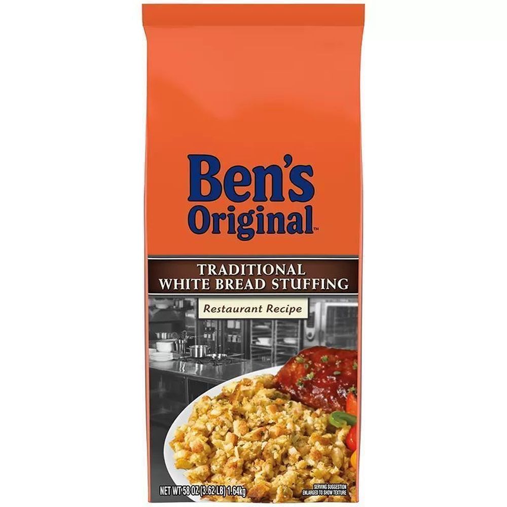 Ben's Original Traditional White Bread Stuffing Mix, 58 Ounce -- 6 Per Case