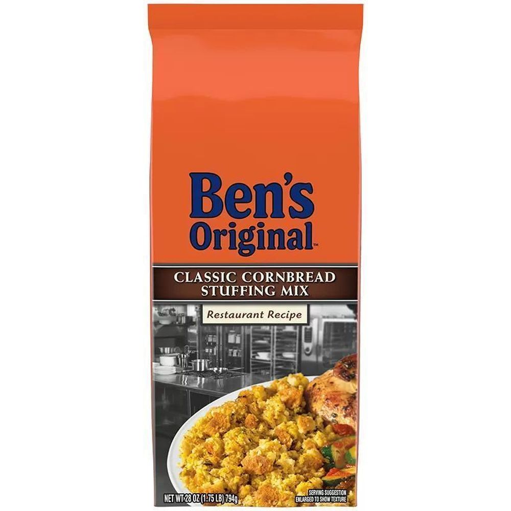 Ben's Original Classic Cornbread Stuffing Mix, 28 Ounce -- 6 Per Case