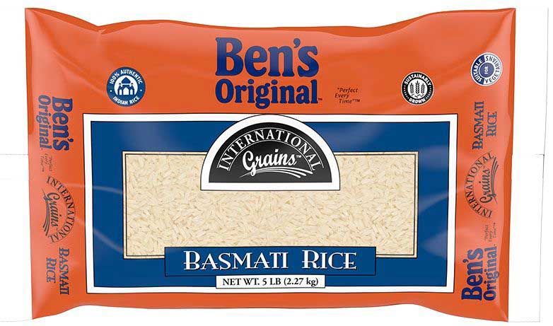 Ben's Original International Grains Basmati Rice, 5 Pound -- 2 Per Case