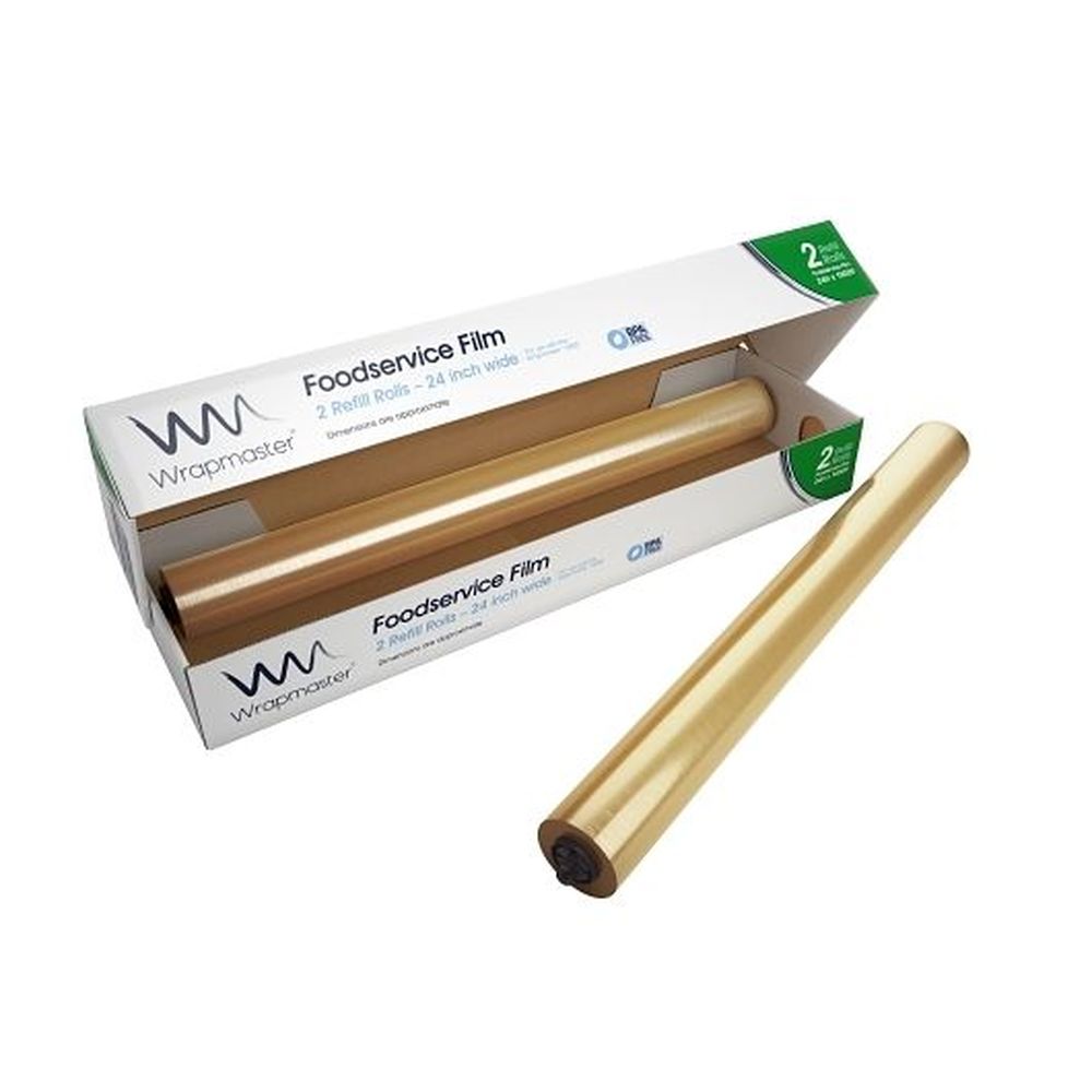 Wrapmaster Foodservice Film Roll, 24 Inch X 1800 Feet -- 2 Per Case