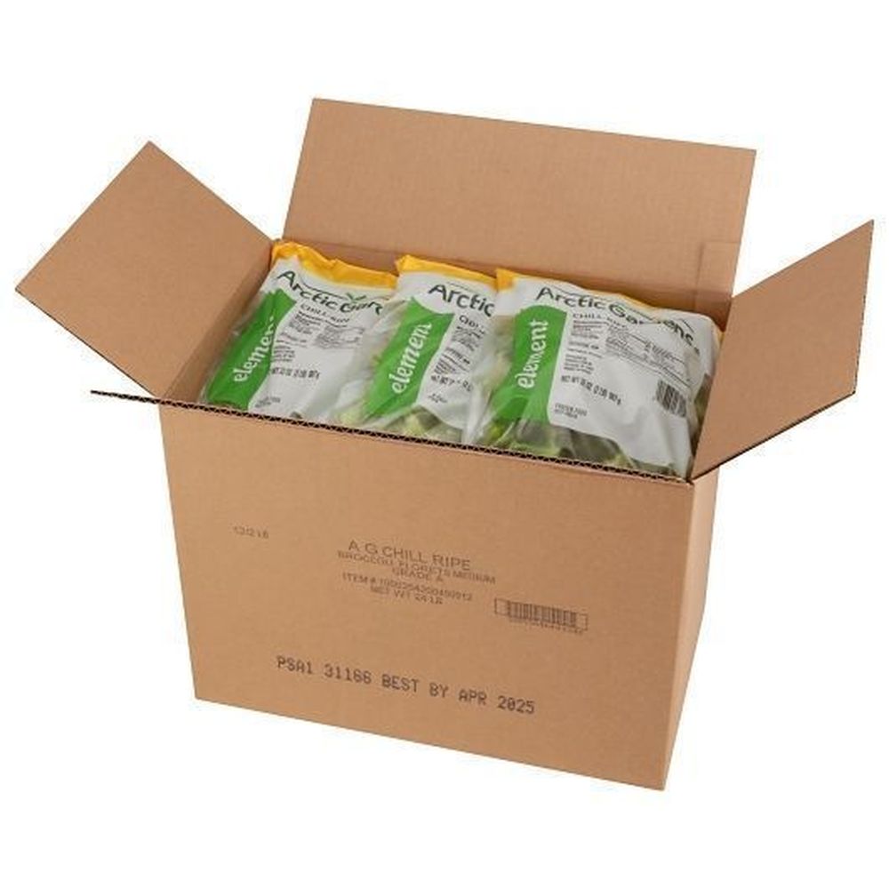 Chill Ripe Medium Broccoli Florets, 2 Pound -- 12 Per Case