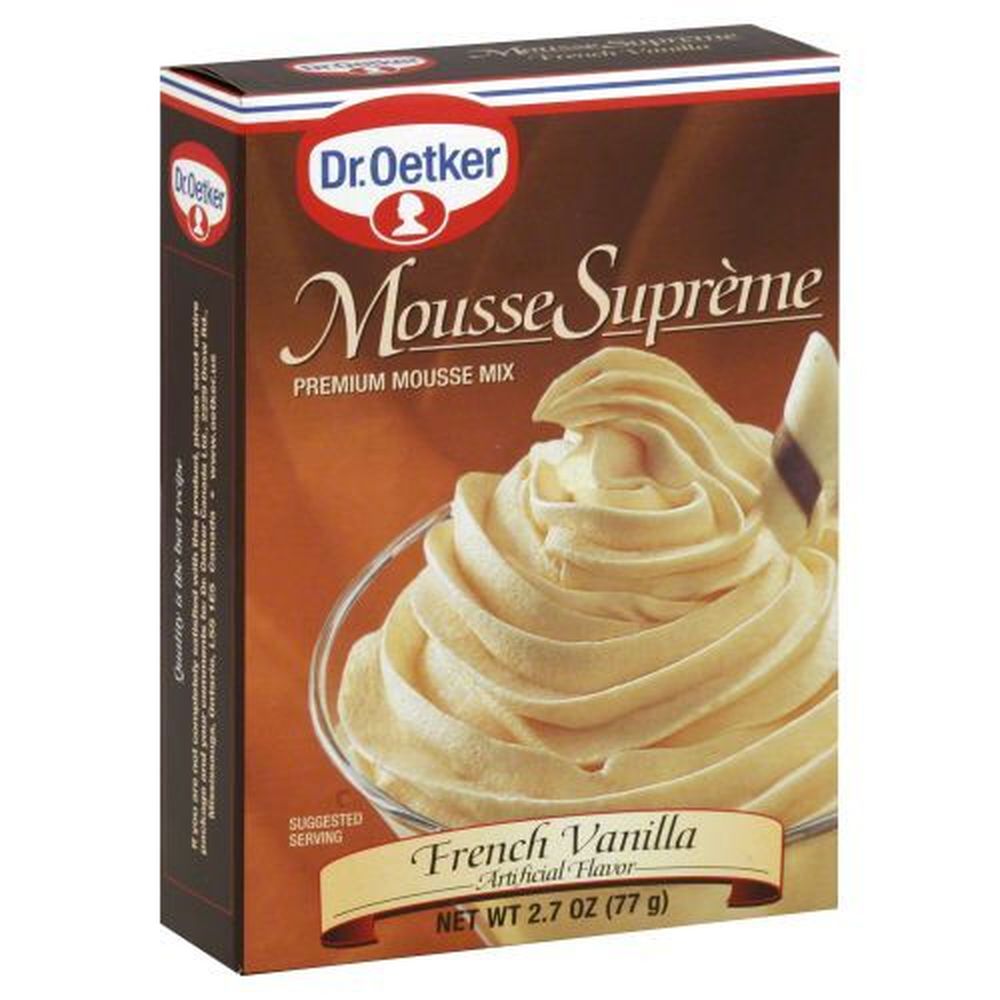 Dr Oetker French Vanilla Mousse Supreme Mix, 2.7 Ounce -- 12 Per Case