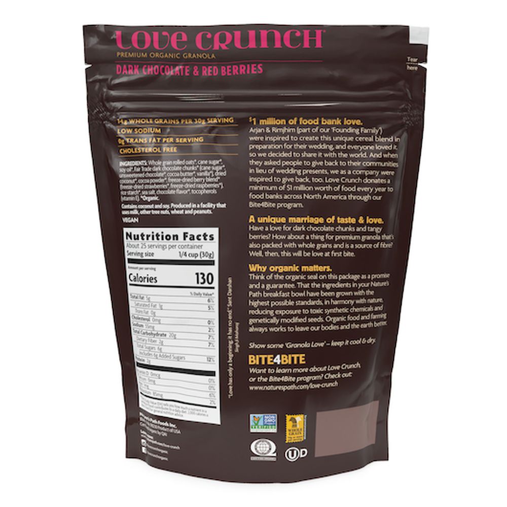 Love Crunch Dark Chocolate Berries Granola, 26.4 Ounce -- 6 Per Case