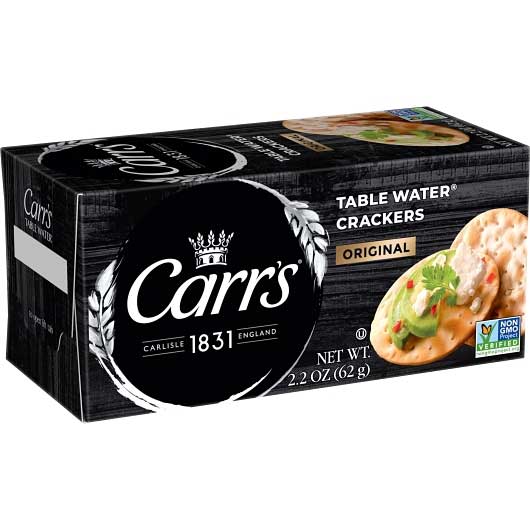 Carr's Original Table Water Crackers, 2.2 Ounce -- 24 Per Case