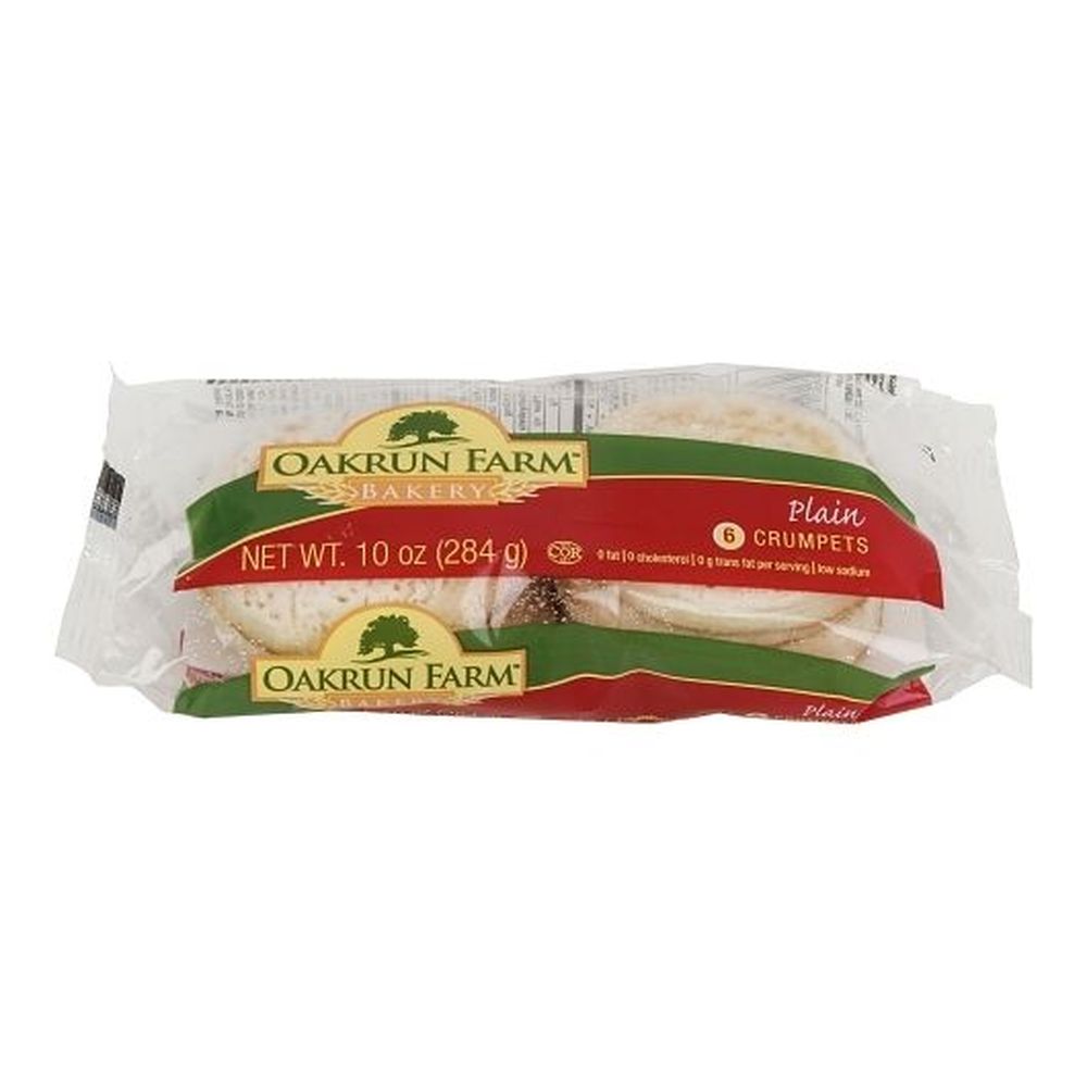 Oakrun Farm Bakery Original Plain Crumpets, 1.66 Ounce -- 12 Per Case