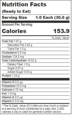 Weston Foods 3 Inch Round Chocolate Chip Cookie, 14.6 Pound