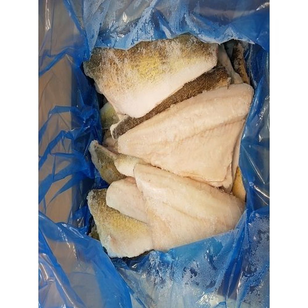 Freshwater Fish Individually Quick Frozen 8-10 Ounce Skin On Walleye Fillet, 11 Pound