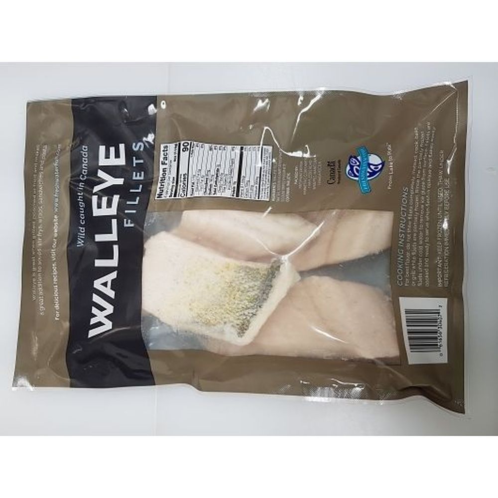 Freshwater Marketing Walleye Fillets, 16 Ounce -- 15 Per Case